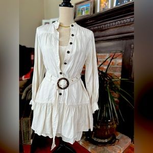 Banana republic cream dress